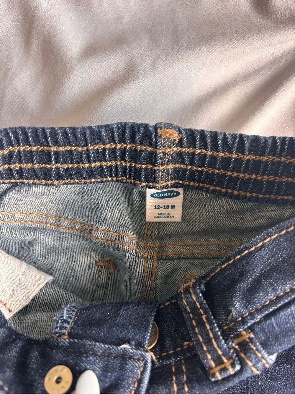 Old Navy Kids Dark Blue Denim Jeans Boys Size 12-18 Months